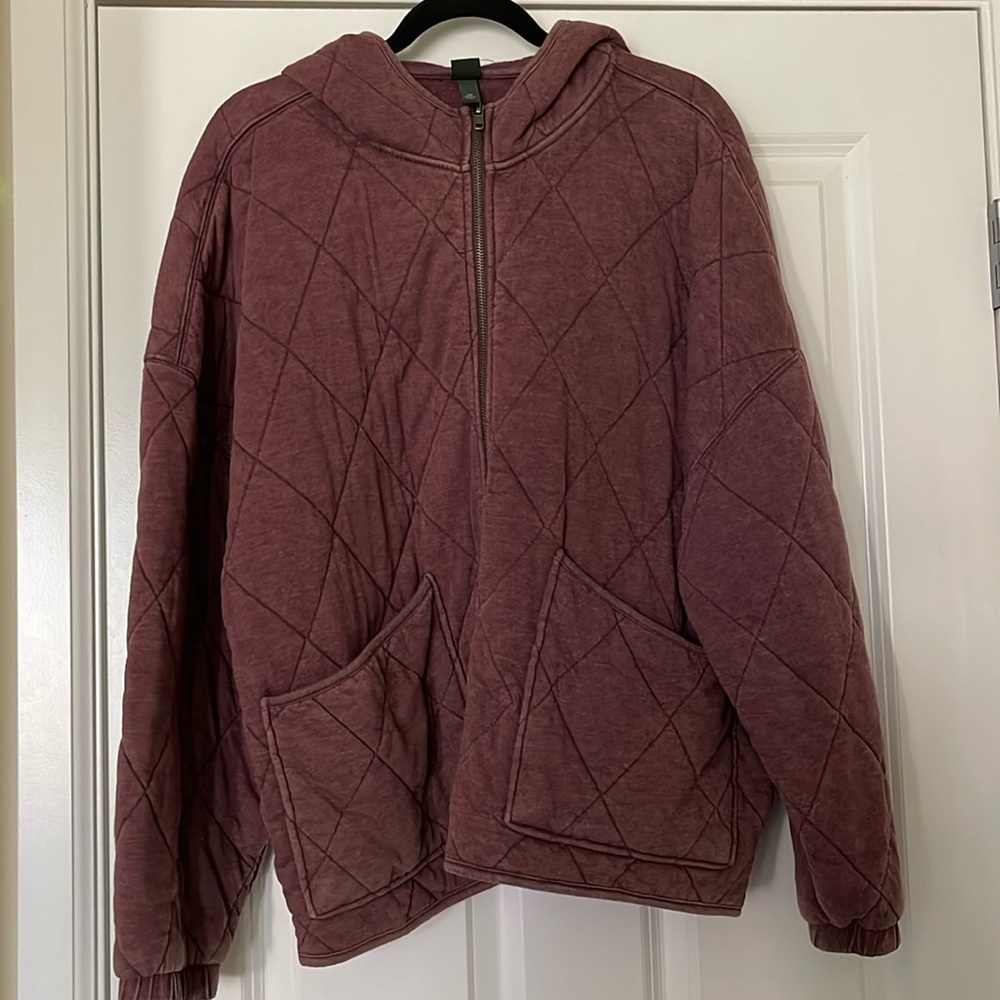 Wild Fable hooded quilted jacket